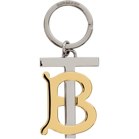 Burberry Gold Skateboard Keychain with Movable 